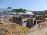 18. června 2013 výstavba druhé nádrže na dešťovou vodu