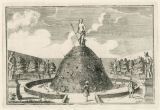 Rytina zobrazující Králičí kopec z roku 1691